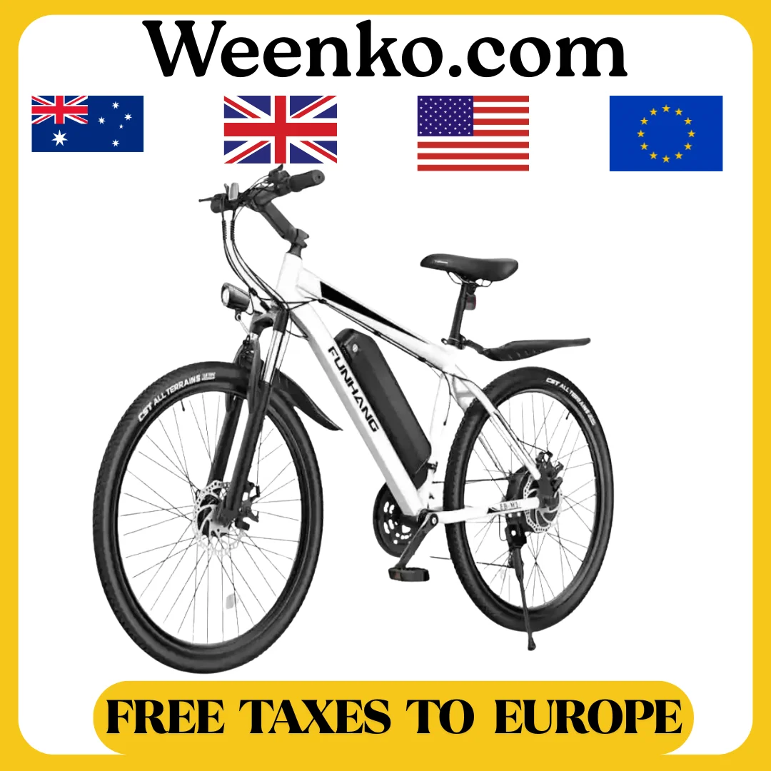 

Electric Bike for Adults, 26'' 750W Peak Ebike, Up to 50 Miles 21.7MPH Electric Mountain Bike with 48V 374.4WH Removable Battery