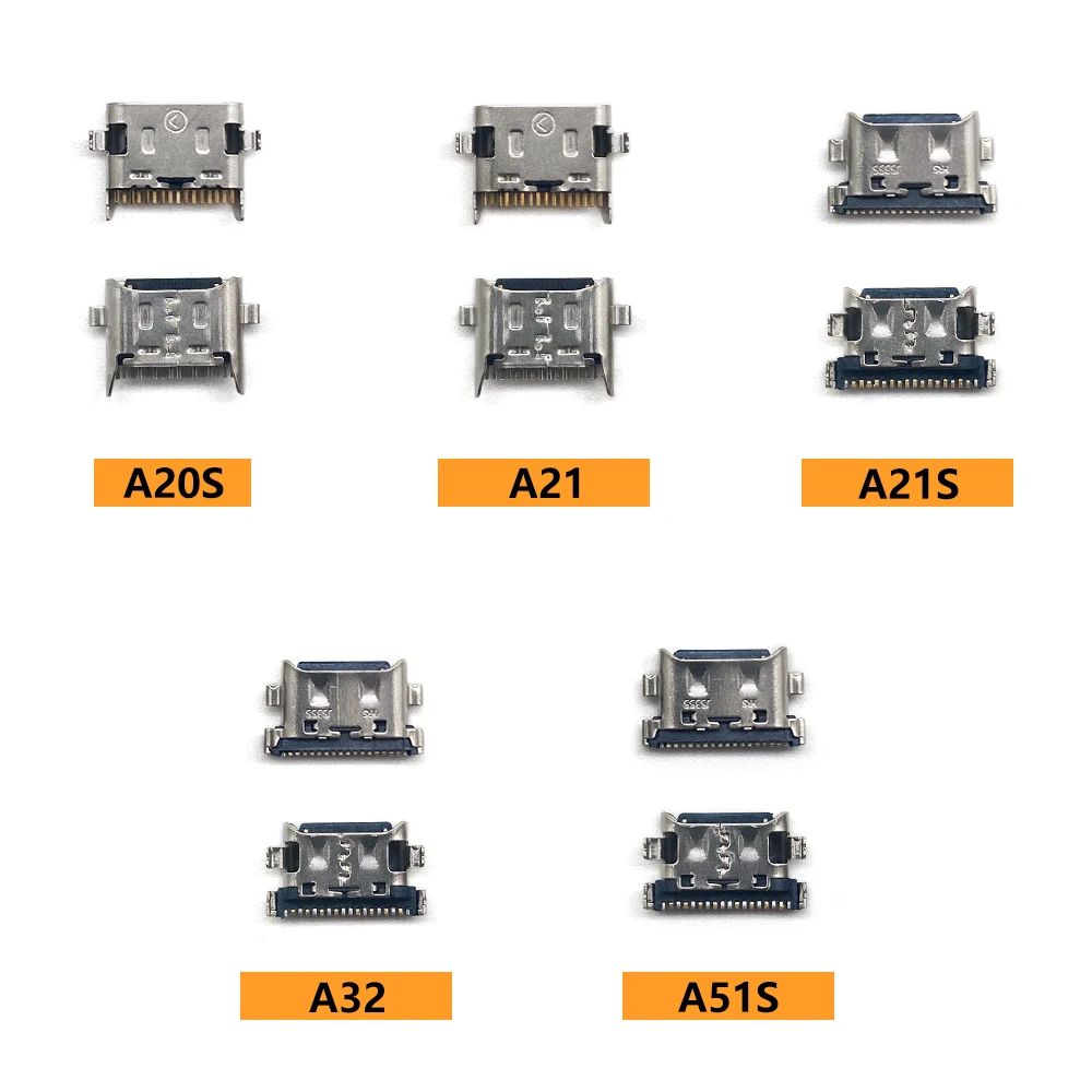 100Pcs Charger USB Charging Port For Samsung A01 A02 A02S A11 A10 A10S A12 A20 A20S A21 A21S A30S A50S A31 A71 A32 A51S A52 A70S