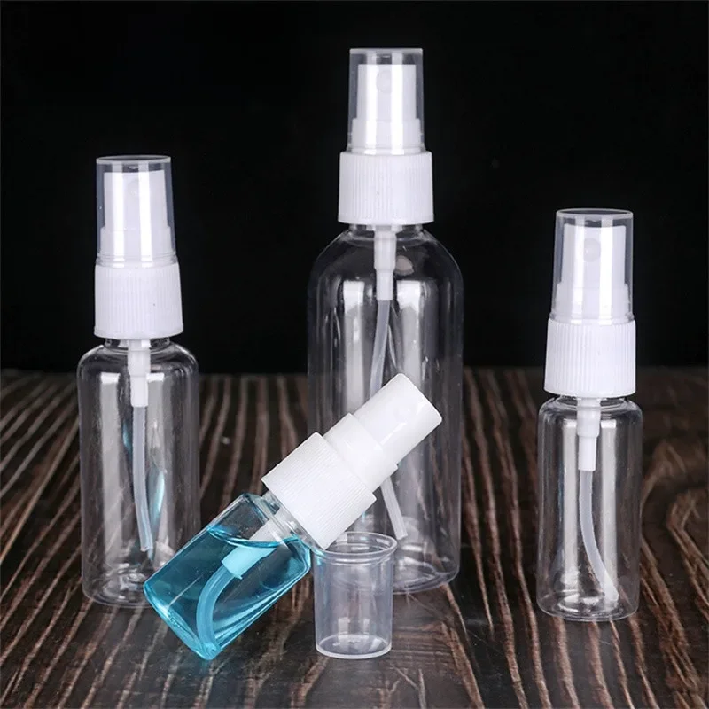 10/50PCS 10ml 20ml 30ml 50ml 100ml Plastic Hervulbare Fles Parfumflesje verstuiver Lege Spray Fles Draagbare Reizen Tool - afbeelding 2