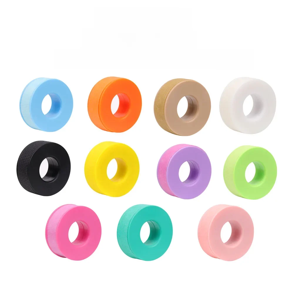 Bande de cils en Gel de Silicone Non tissé, respirante, résistante aux sensibles, microporeuse, Extension de cils, bande de couleur autocollante, outils de maquillage