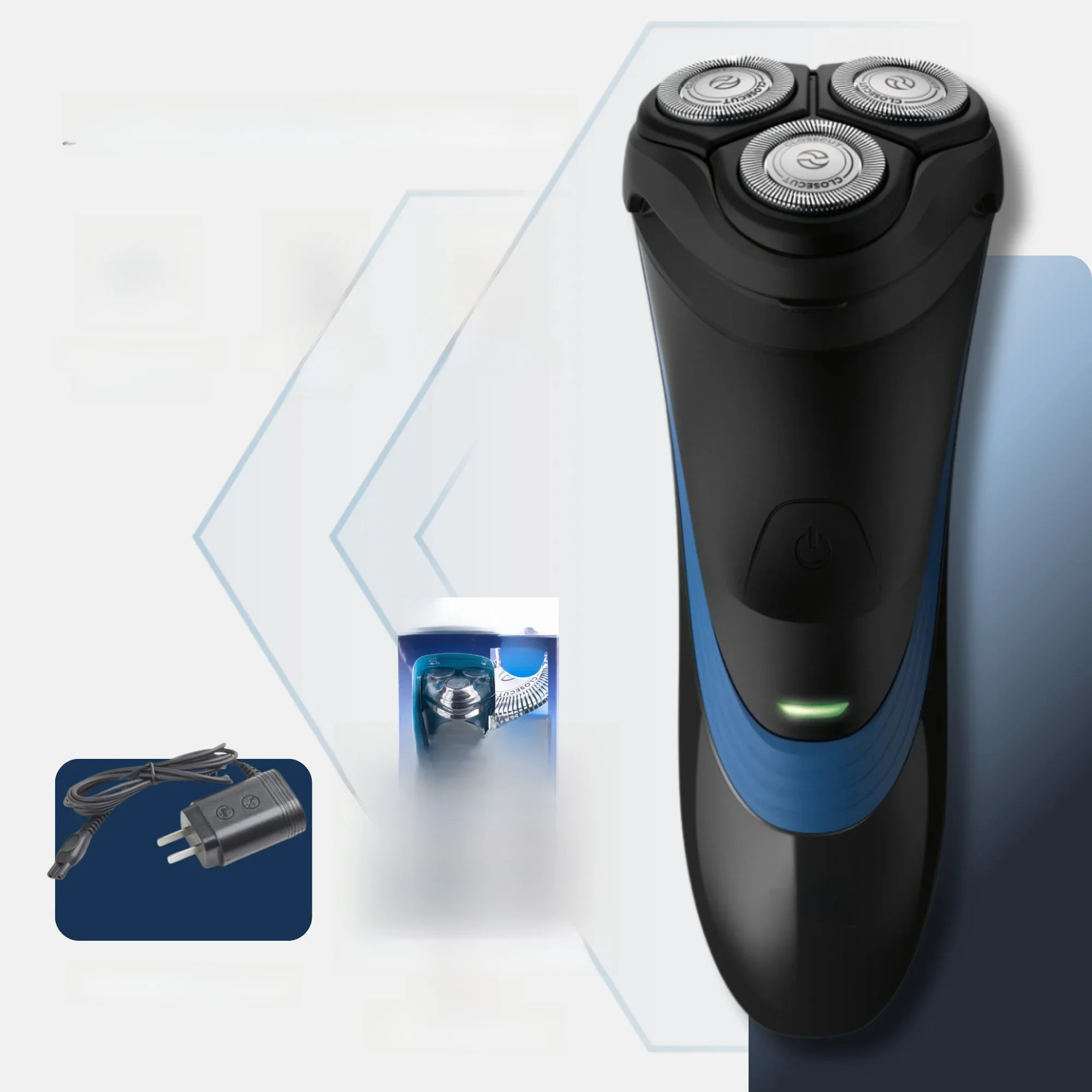 Philips Norelco S1560/81 Shaver 2100 S1560 Rechargeable Wet Electric Shaver, with Pop-up Trimmer