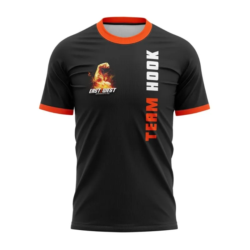 Men's T-shirt new arm wrestling jersey fan wrist training fitness suit match day outfit comfortable and breathable image 6