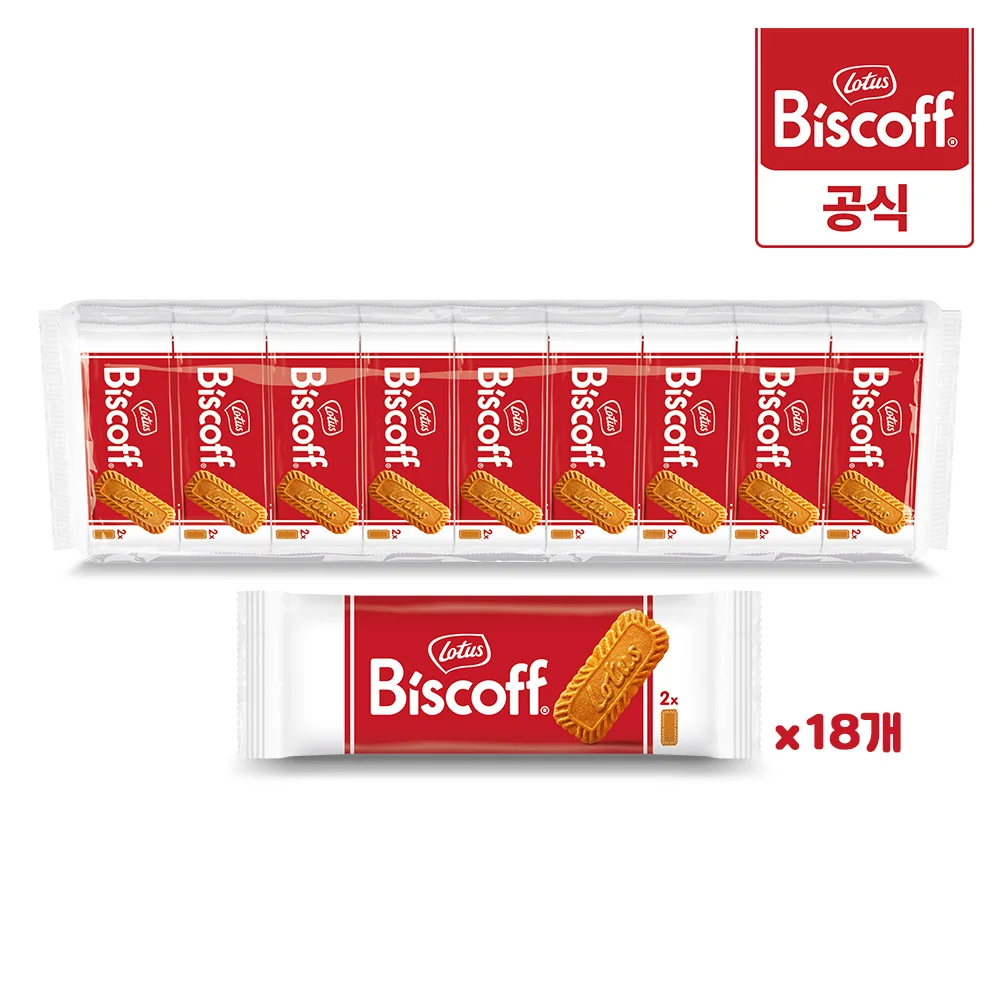 2p x 18 pieces of rotus biscuit twin pack/coffee sweets imported sweets large capacity cracker