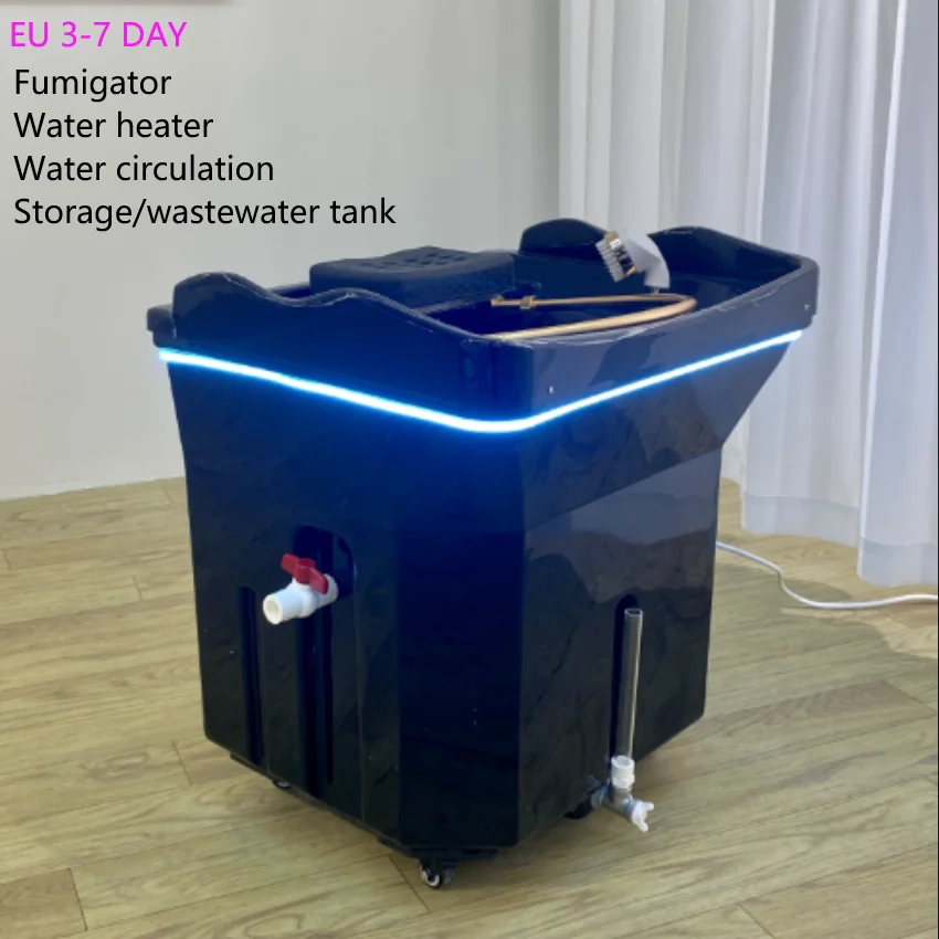 Bestseller 2025 Nieuwe Draagbare Denim Gootsteenstoel, Hoofd Stylist, Spa Ark, Shampoo Stoel, Woonkamer Meubels