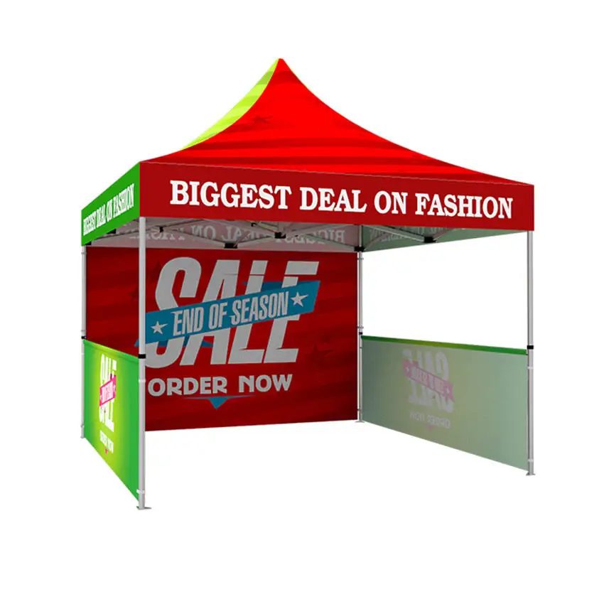 

Custom Folding Printed Portable Pop up Tent Canopy Outdoor 10x10 Pop up Folding Party Canopy Tent