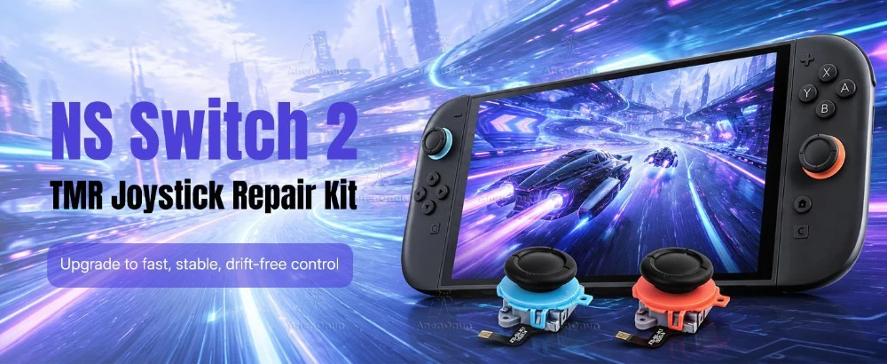 TMR Elektromagnetischer Joystick für Switch 2 Joycon 2 – Verbesserter Ersatz-Analogstick gegen Verschleiß, Drift und Fehler – Premium-Reparaturteil – Detail 1
