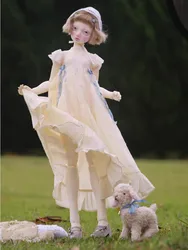 Garden Lace Dress for BJD Doll 1/6 1/4 MSD 1/3 Customized CWB283