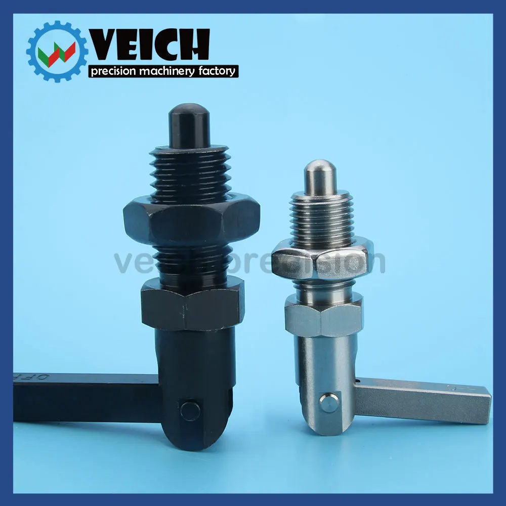 

VCN248 All Stainless Steel Carbon steel Switch Lever Indexing Plunger With Fine/Coarse Thread