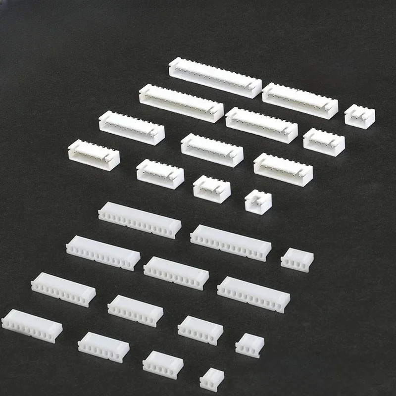 JST XH2.54 bornes 2/3/4/5 broches coque en plastique prise mâle + connecteur de fil de prise femelle XH 2.54 2P 3P 4P 5P-14P