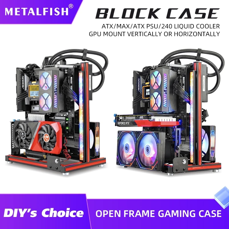METALFISH BlockCase Review: Open Frame Gaming Case