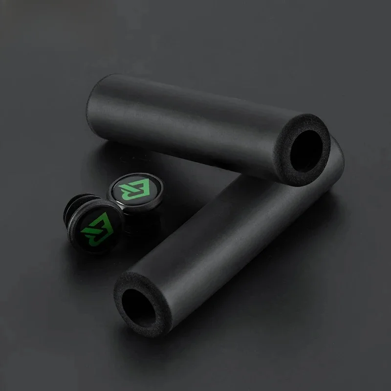 AliExpress 2025 New ROCKBROS Cycling Grips Bicycle Grips MTB Silicone Sponge Handlebar Grips Bike Bicycle Handlebars Ultraight