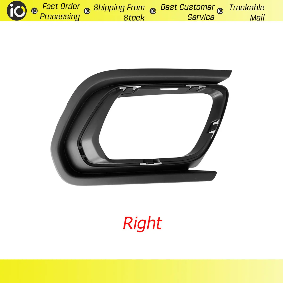 Fog Light Frame Cover Grate Grille Bumper for Dacia Logan 2 2017 2020 Symbol 2 II Right or Left 261A20762R 261A32873R