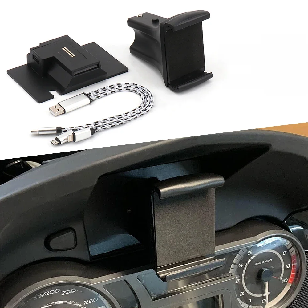Neue Für BMW K1600B K1600GT K1600GTL Telefon Halter Motorrad Navigation Telefon Stoßfest Halter K1600 B GT GTL 2011-2020