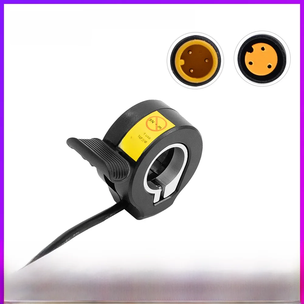 AliExpress NONE Electric bike 130X Thumb Throttle Accelerator for EBike 12V-72V Throttles 3 Pin Waterproof Speed Control Finger Throttle Grip