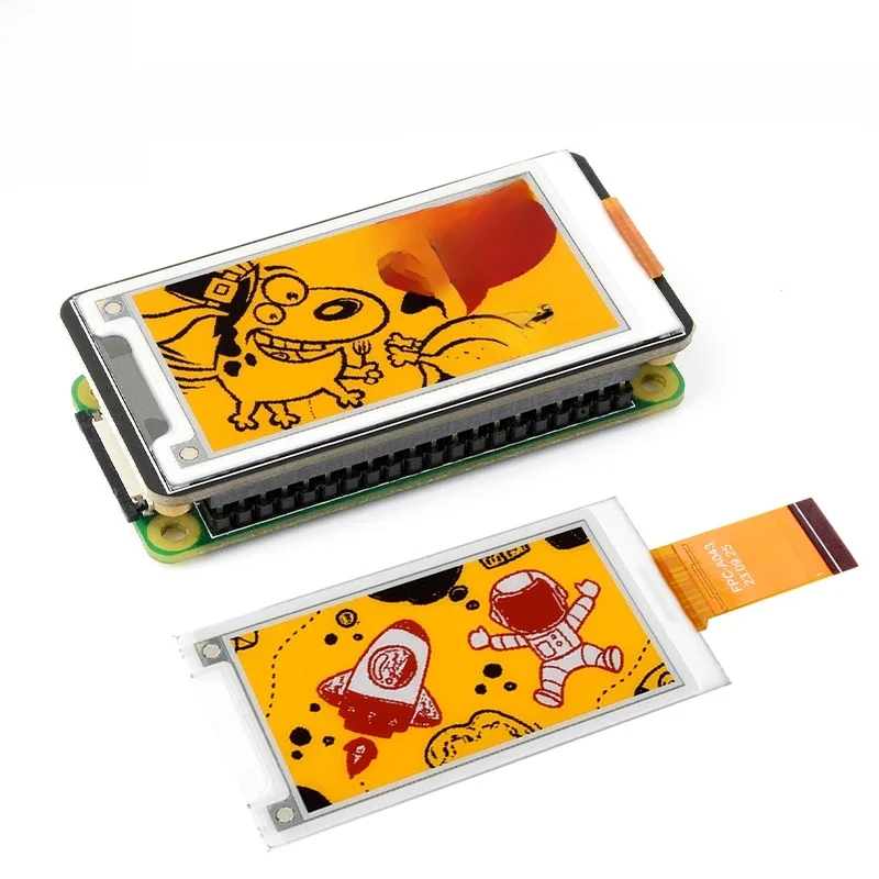 Raspberry Pi 2,15-calowy e-papierowy kapelusz + (G) e-ink czerwony/żółty/czarny/biały wyświetlacz 296x160 dla Arduino/STM32 — zdjęcie 2