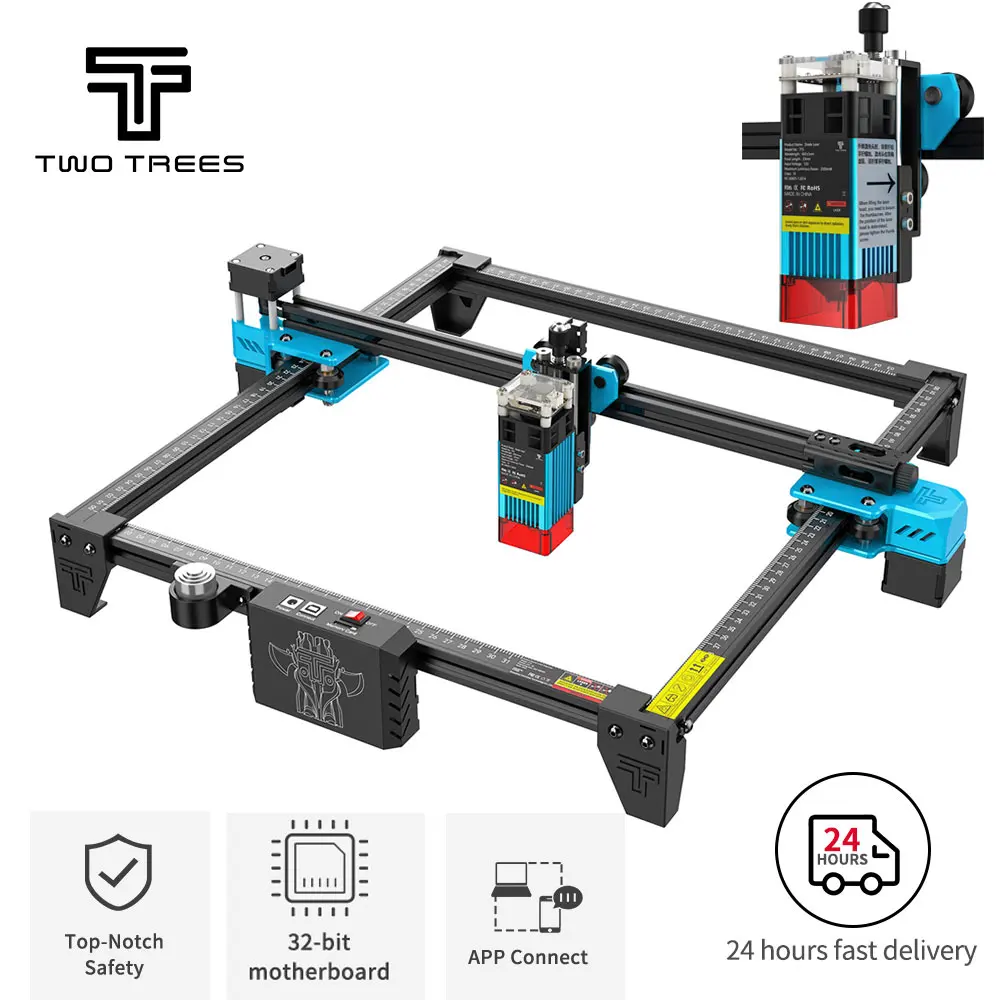 Máquina de grabado láser CNC TTS-55 Pro, enrutador láser para carpintería, máquina de Metal, máquina cortadora de madera contrachapada, soporte para