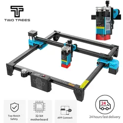 TTS-55プロCNCレーザー彫刻機、木工ルーター、金属合板切断、オフライン彫刻をサポート