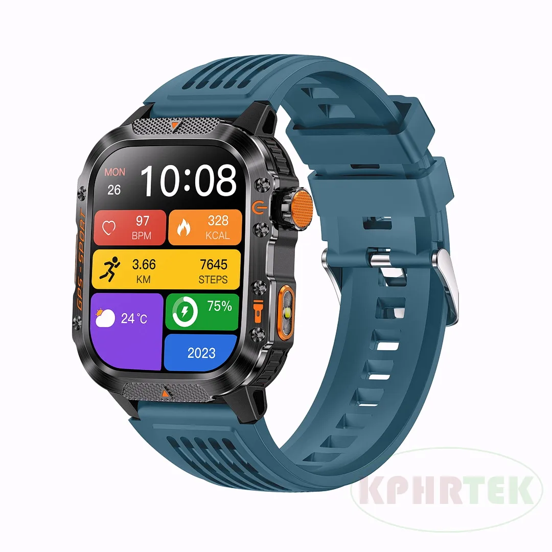 HT36 GPS Smartwatch Posicionamiento preciso Deportes al aire libre Rastreador de ejercicios Reloj inteligente impermeable