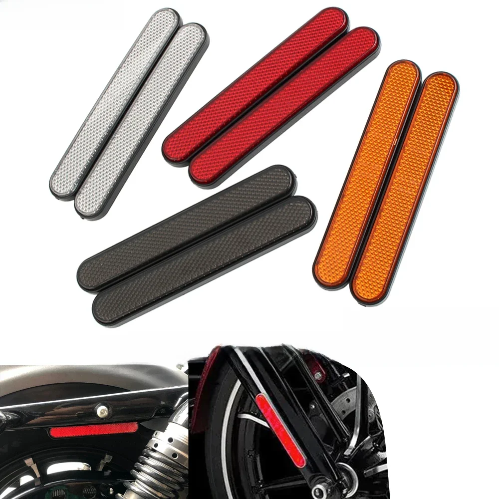 Dla Harley Sportster Dyna uniwersalny reflektor motocyklowy prostokątna pokrywa zatrzasku sakwy przednie reflektory Case ostrzeżenie o bezpieczeństwie — zdjęcie 2