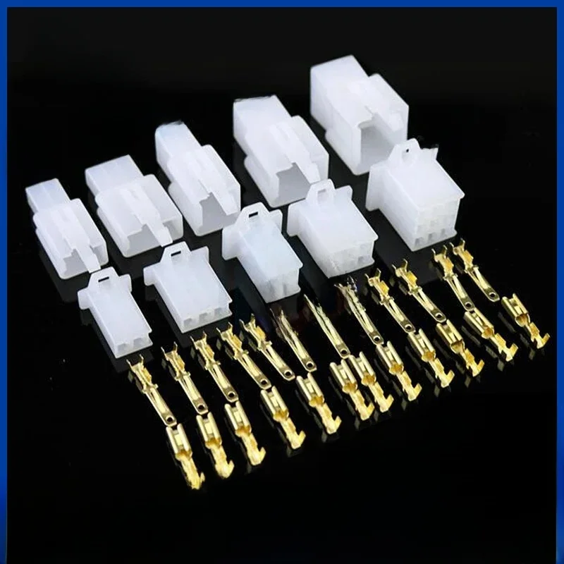 Connecteur mâle et femelle pour moto et véhicule électrique, joint de connecteur de voiture, 2.8mm, 2P, 3P, 4P, 6P, 9P