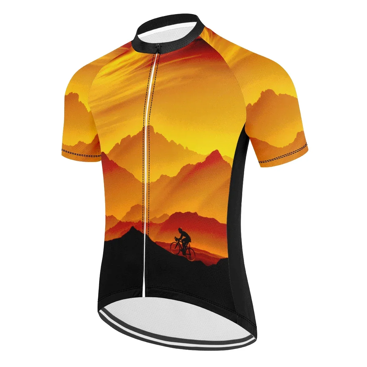 AliExpress NONE 2024 cycling clothes  summer men funny bicycle shirt cycle short sleeve MTB jersey road bike clothing