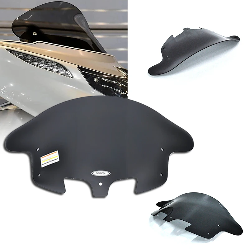 

Motorcycle Front Windshield Spoiler Wind Deflector Baffle For Indian Roadmaster 2014-2023 PC Smoke Gray Hardened Anti-fog