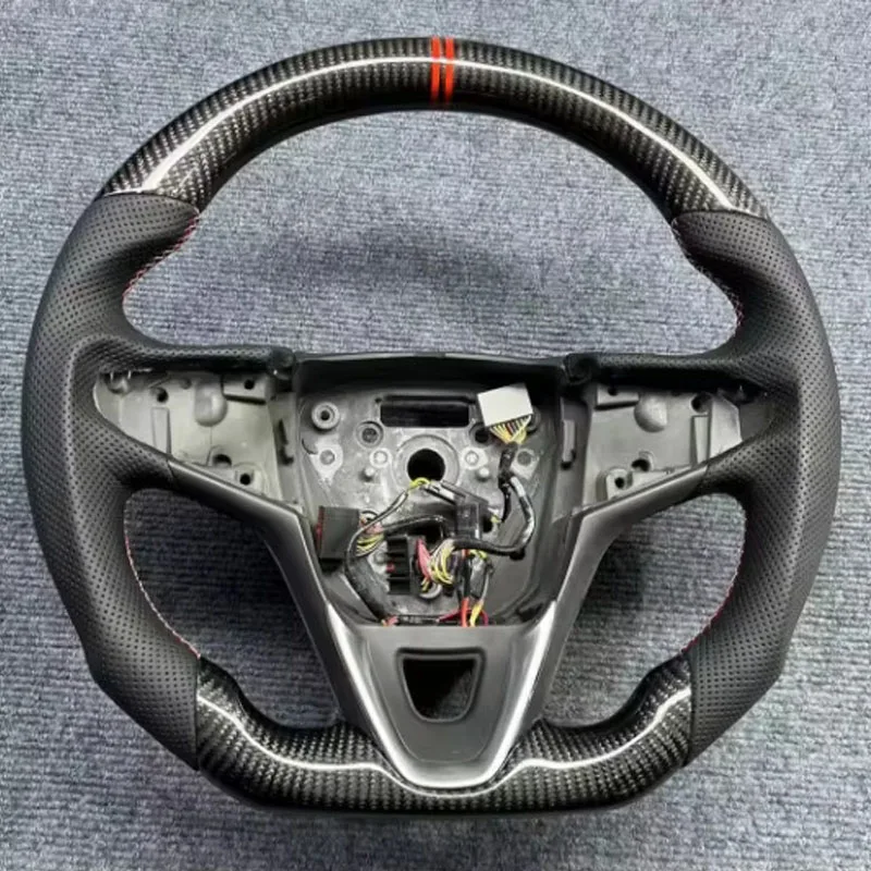 

Custom Fit Carbon Fiber Steering Wheel Durable Material for Vauxhall Insignia A Mk1 2013-2017 Models Performance Accessory