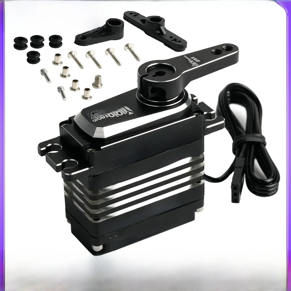 80 kg digitaler Servomotor, Ganzmetall, IP67, wasserdicht, 5,0–8,4 V, bürstenloser Motor, hohes Drehmoment, für RC-Modellauto, Roboter, Industriequalität