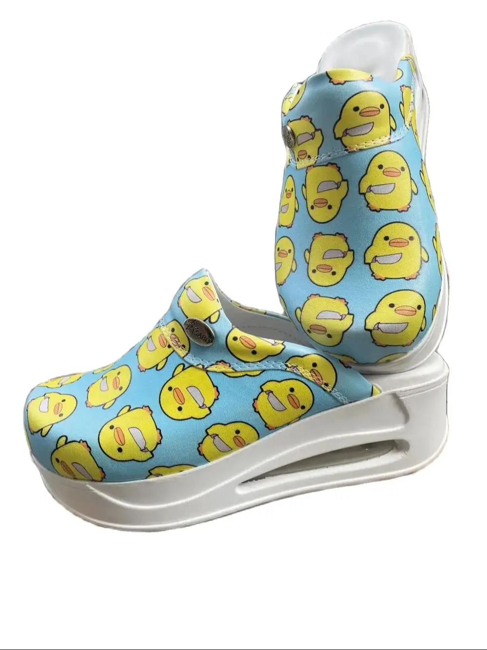 2024 New nurse clogs Medical Shoes nursing Women Orthopedic Sabo Doctor Leather Platform Chef Orthopedic Comfort Slippers