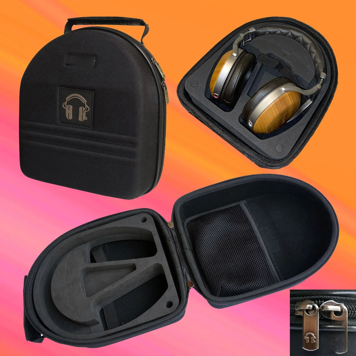 Etui/Pudełko do przenoszenia słuchawek V-MOTA TDD, pasujące do słuchawek DENON AH-D5200 AH-D7200 AH-D9200 AH-D5000 AH-D7000 (Walizka na słuchawki) — zdjęcie produktu 7