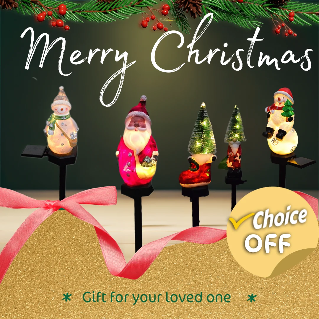 1/2 قطعة عيد الميلاد ثلج الشمسية حصة ضوء في الهواء الطلق حديقة مقاوم للماء عيد الميلاد جو فناء مصباح للمنزل فناء ديكور #1