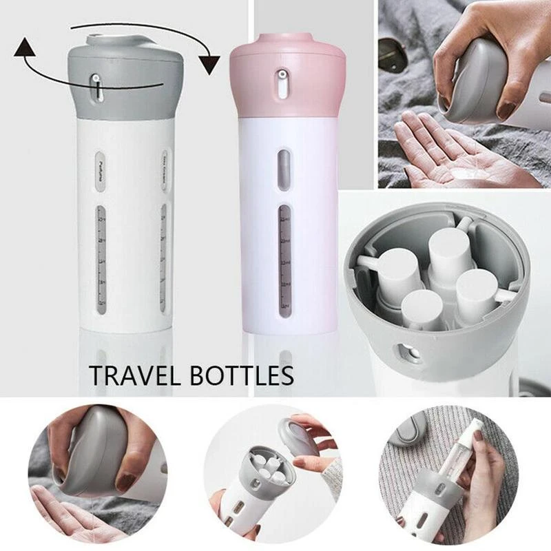 مجموعة دافوشوب موزع Garrafa 4 Em 1 Loção شامبو جل Viagem أواني Praticidade تستخدم doméstica ENVIO RÁPIDO