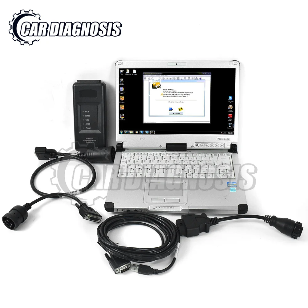 

Toughbook CF C2 laptop Communication Adapter ET4 Electric Diagnostic Tool SIS ET3 317-7485 ET4 478-0235