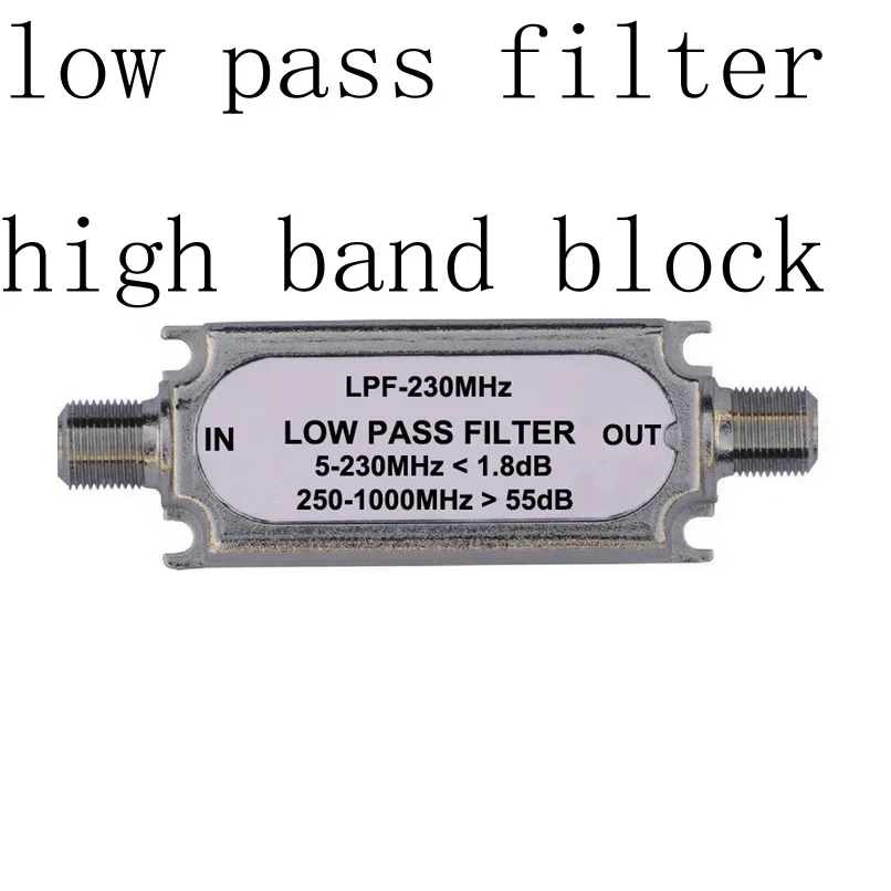 low pass filter for catv headend system, block high band frequency, Customized by buyers