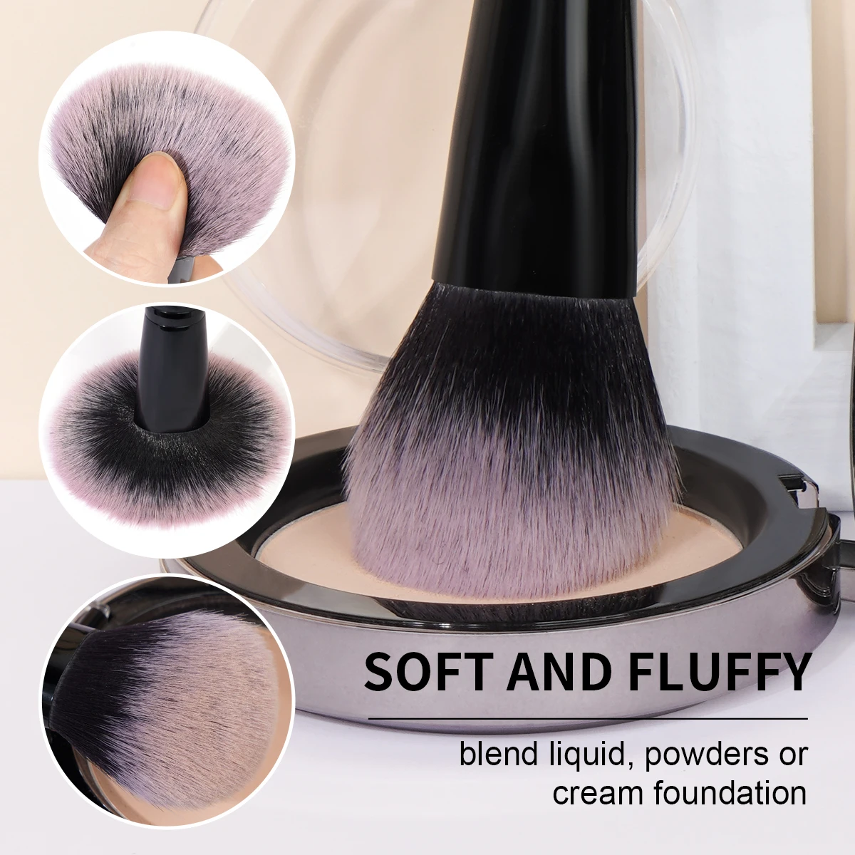 Zestaw pędzli do makijażu MAANGE 18 szt. Premium do podkładu, pudru, korektorów, cieni do powiek, różu, pędzle do makijażu z etui podróżnym.