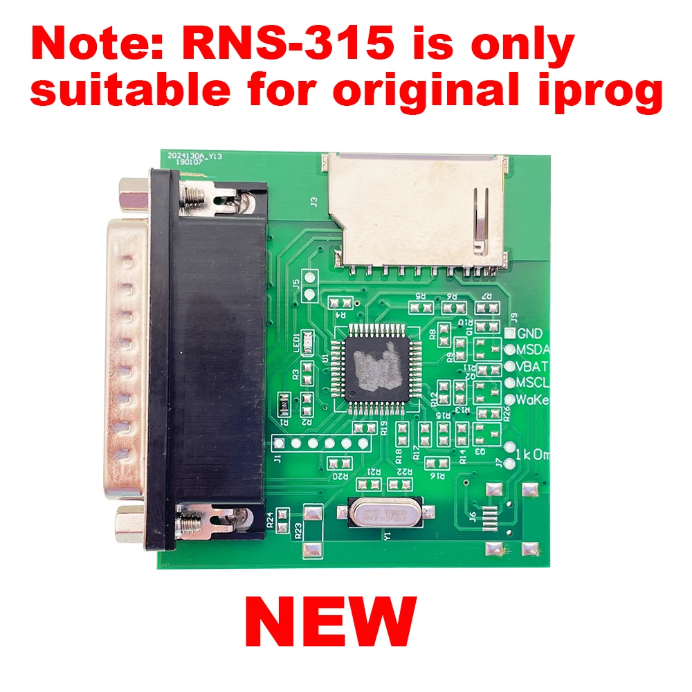 Iprog Adapters MC68HC705B16/RNS-315 Work with Original iProg K-LINE+CAN MB IR Adapter for Iprog Pro V87 V89 for ECU Programmer