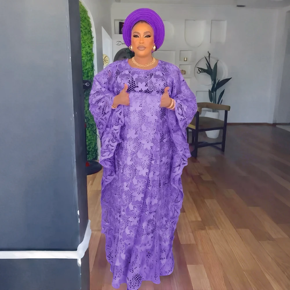 

Африканская одежда 2026 года, универсальный размер, роскошные церковные наряды для женщин, 2 предмета, кружевное бубу, африканская одежда для женщин, традиционная африканская одежда