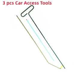 3 pcs Car Access Tools Long Reach Set Auto Door Repair Tools Stainless Steel Car Locksmith Tools /LOT