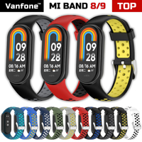 Vanfone Perforated Strap for Xiaomi Mi Smart Band 8/9 | Large selection of colors | Metal Mount | Band | Bracelet