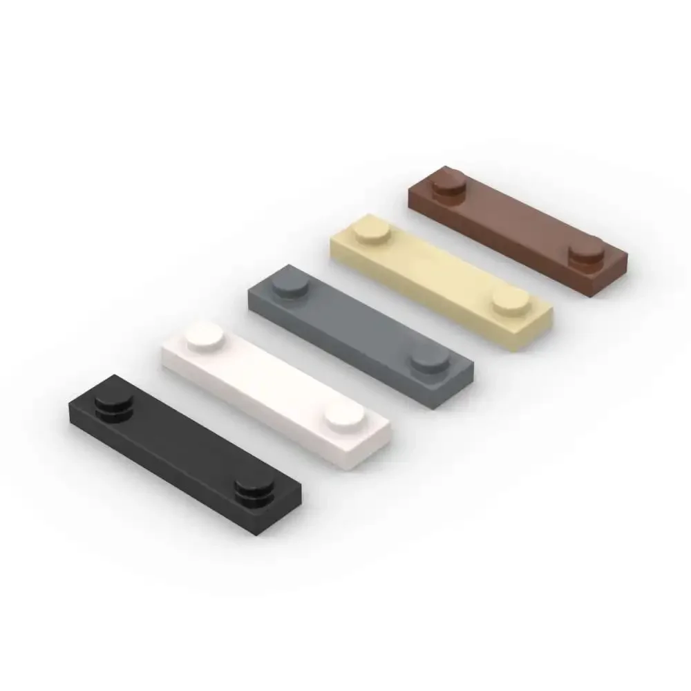 MOC – Puzzle particules 92593 modifiées 1x4 avec 2 goujons, blocs de construction, plaque 41740, briques, idée de jouets, cadeaux, livraison directe, 10 pièces