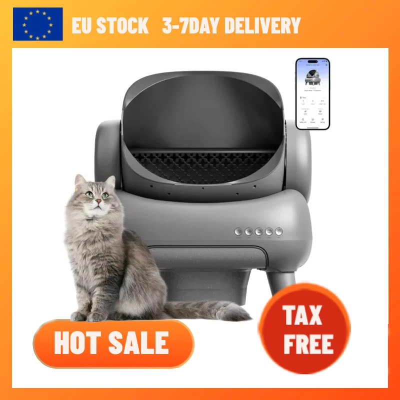 Eu Delivery 3-7 Days Self-Cleaning Automatic Litter Box Smart Cat Toilet Odor-Free Self-Defendable Cat Sandbox Cat Product