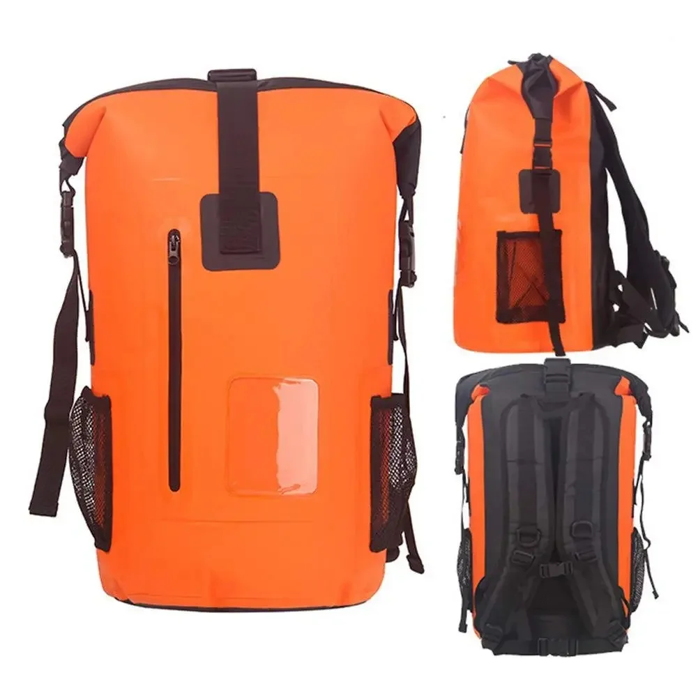 35L waterdichte rolltop droge tas Outdoor bergbeklimmen Kajak Campingrugzak Trekking Rivier Watersport Avontuuruitrusting