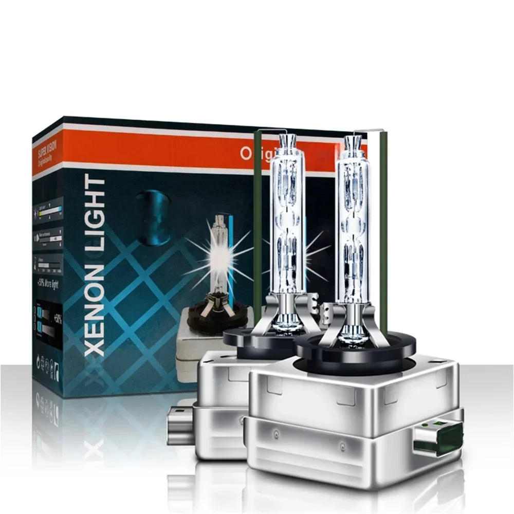 2szt D1S D2S D3S D4S 4300K 5000K 6000K 8000K 10000K Żarówki HID CBI Żarówka reflektora ksenonowego D1C D2C D3C D4C 35W Reflektor ksenonowy biały — Zdjęcie 2 z 2
