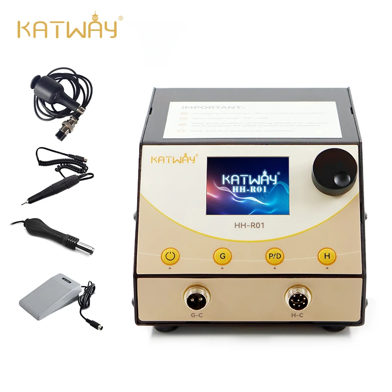 KATWAY 3 in 1 Functional Jewelry Engraving Machine R-graver, Professional Designer Tool for Handmade Crafts Making HH-R01