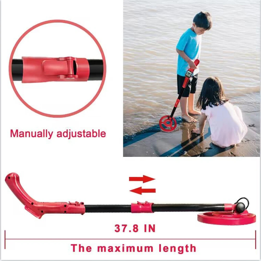 The Latest Upgrade MD3006 Metal Detector Professional Handheld Gold Finder Adjustable Stem Waterproof Coil Portable Equipment