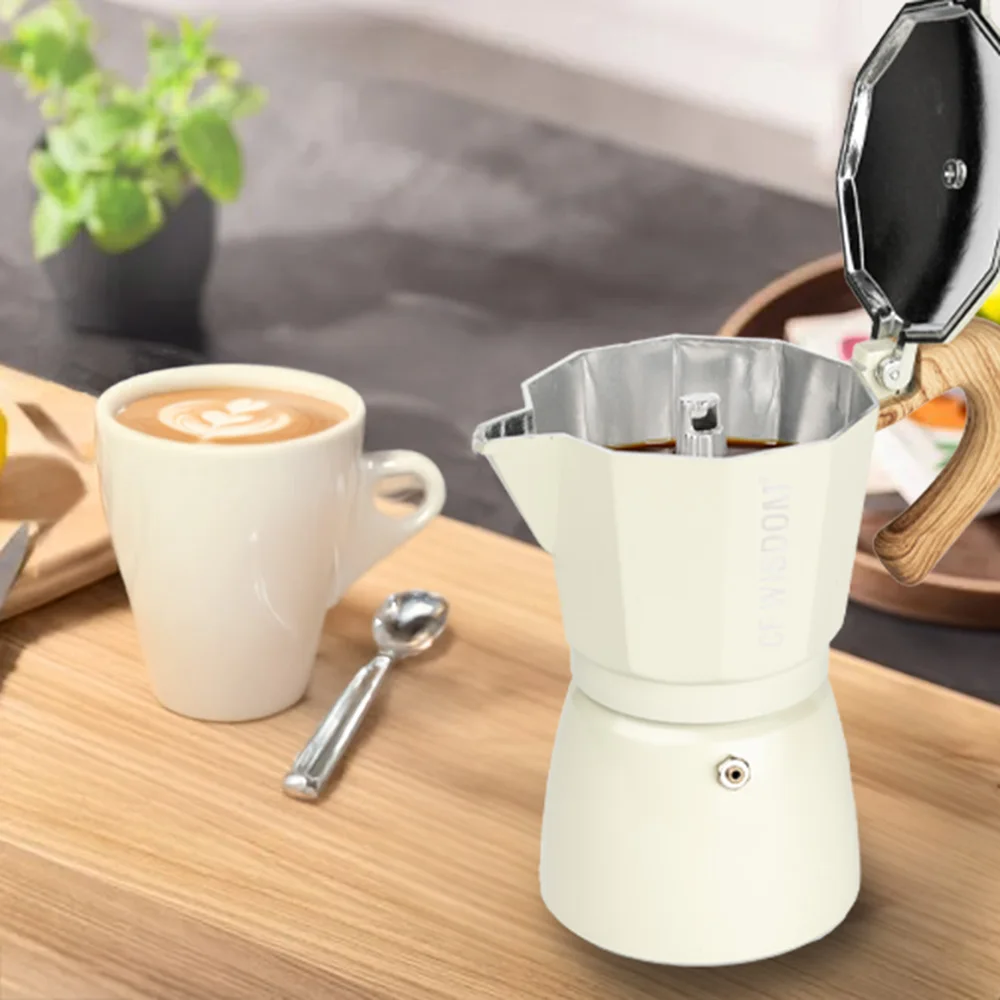 

Classic Espresso Maker for Home Use, Premium Moka Pot Brewer, Durable Percolator Coffee Pot Gift for Black Friday Christmas