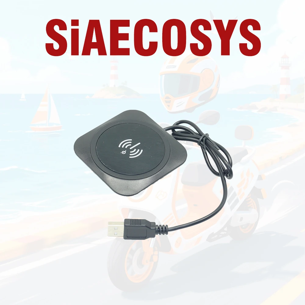 

SiAECOSYS 10W Wireless Charger for Motorcycle Fast Charging Vibration Charger