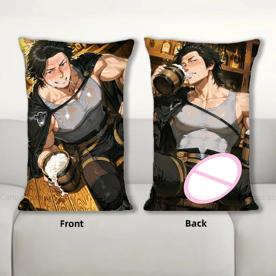 

Dakimakura Anime Yami Pillow Cover Sofa Cushion Double-side Print Throw Pillow Case 40X60cm