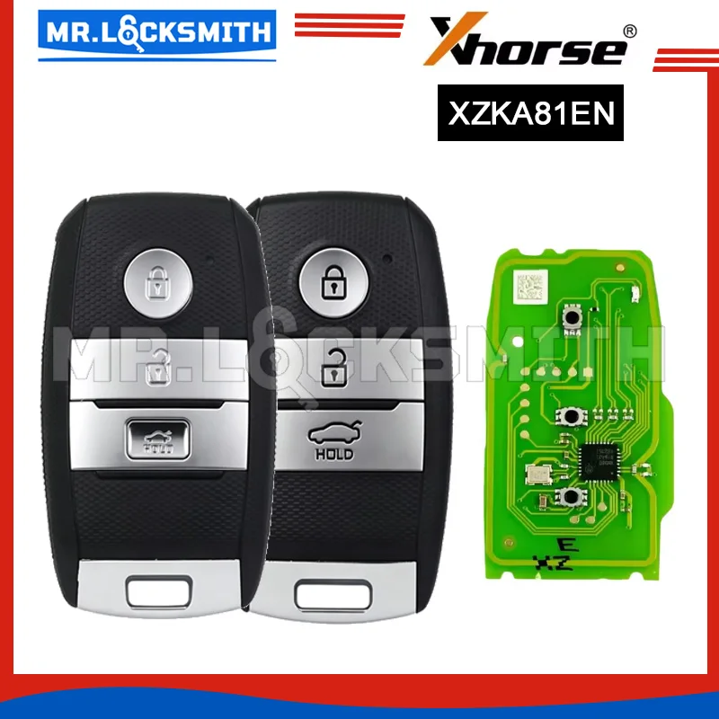 XHORSE XZKA81EN Special PCB Board 3 Buttons Exclusively for Hyundai & Kia Model With Key Shell With Logo Global Version