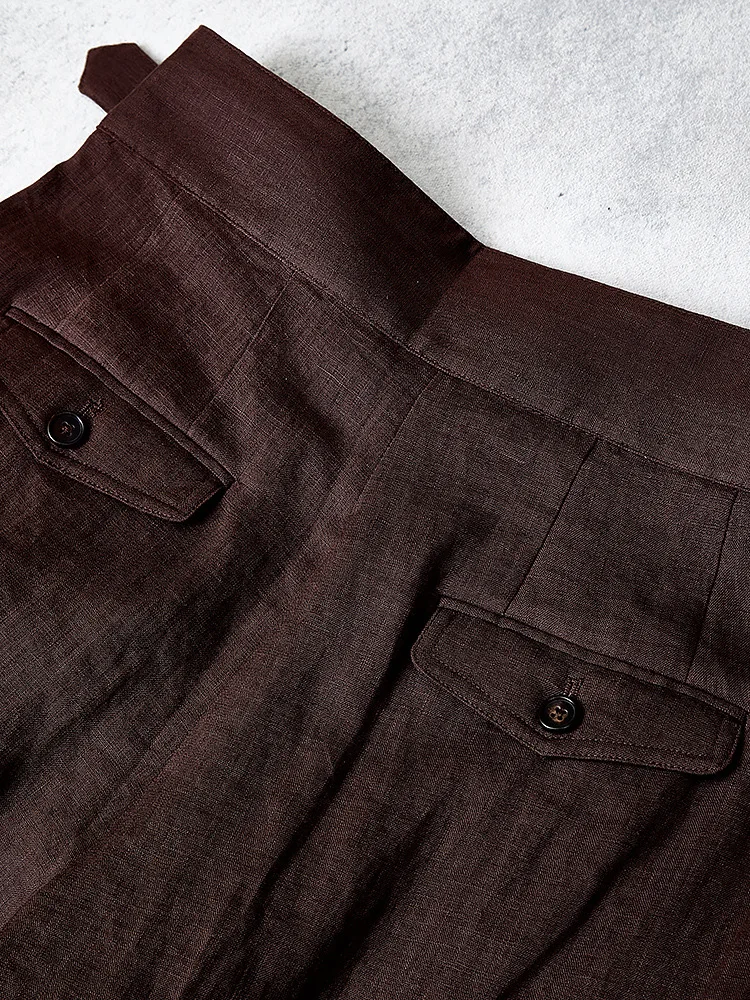 Damen 2025, Frühling und Sommer, lockere Cargohose, Perlenkette, Schnürung, lässige lange Hose